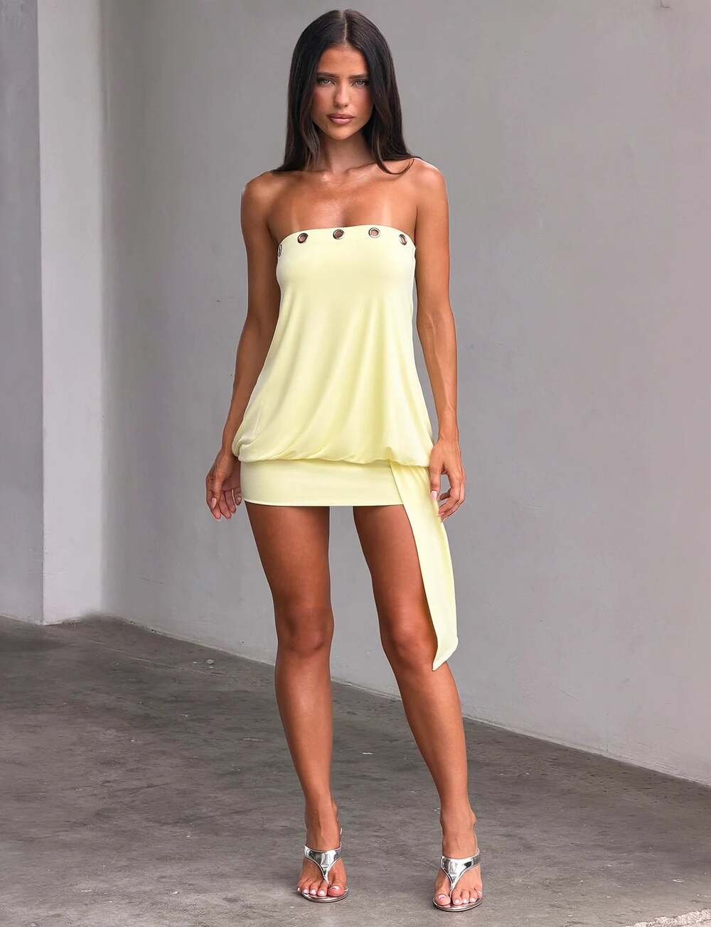 Tiger Mist - Ravenna Mini Dress - Yellow - S (Like New)
